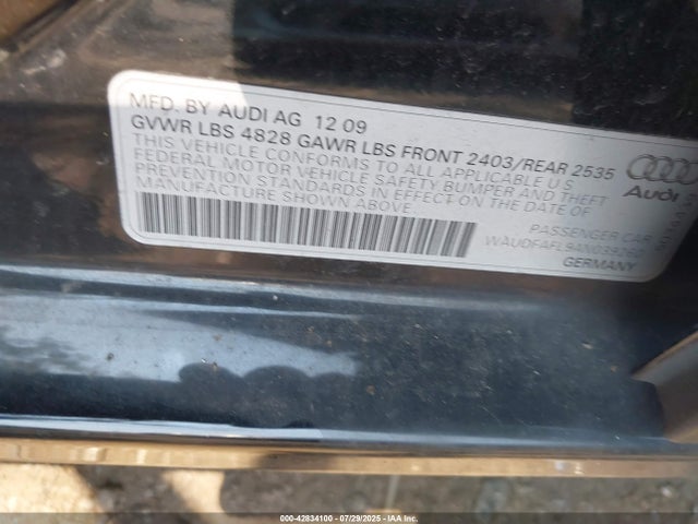 2010 AUDI A4 WAUDFAFL9AN039260 Photo 8