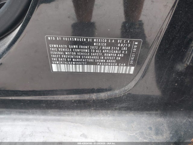 Volkswagen Jetta 2014 3VW2K7AJXEM369727 Image 9