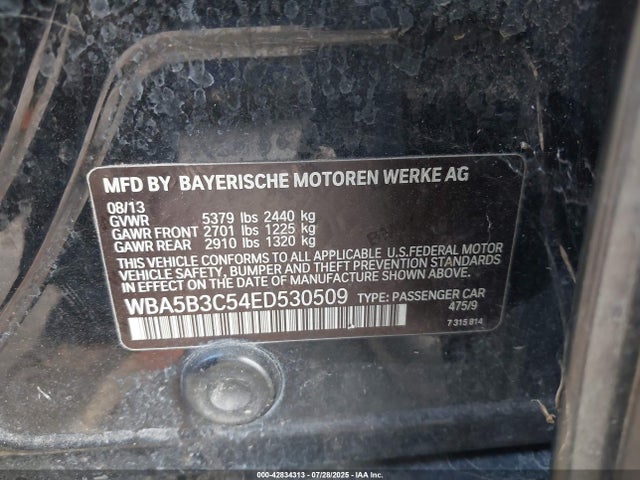 WBA5B3C54ED530509 BMW 535i