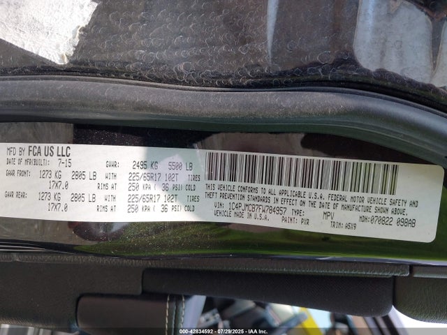 Jeep Cherokee 2015 1C4PJMCB7FW784957 Image 9