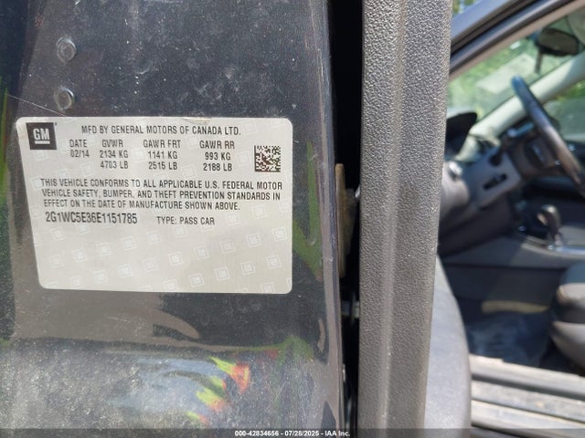 Chevrolet lfx 2014 2G1WC5E36E1151785 Image 9