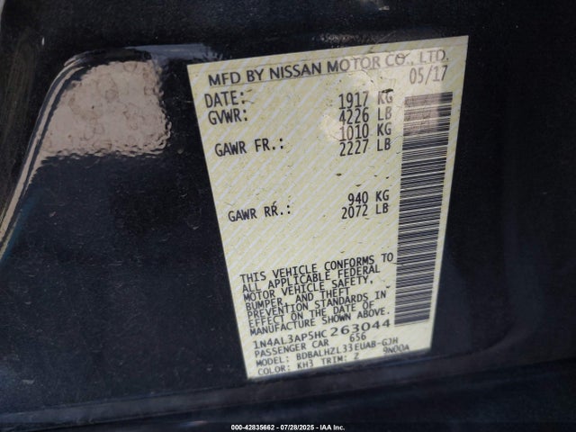 1N4AL3AP5HC263044 Nissan 2017