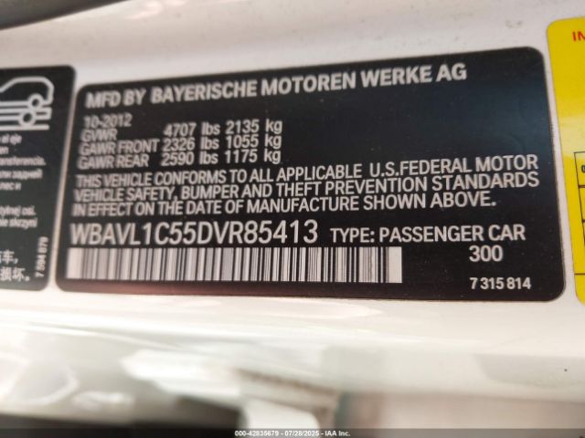 2013 BMW X1 WBAVL1C55DVR85413 Photo 8