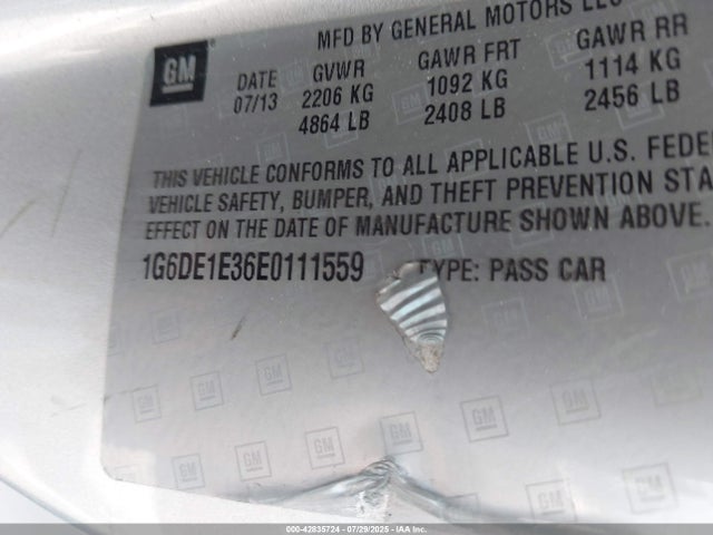2014 CADILLAC CTS 1G6DE1E36E0111559 Photo 8