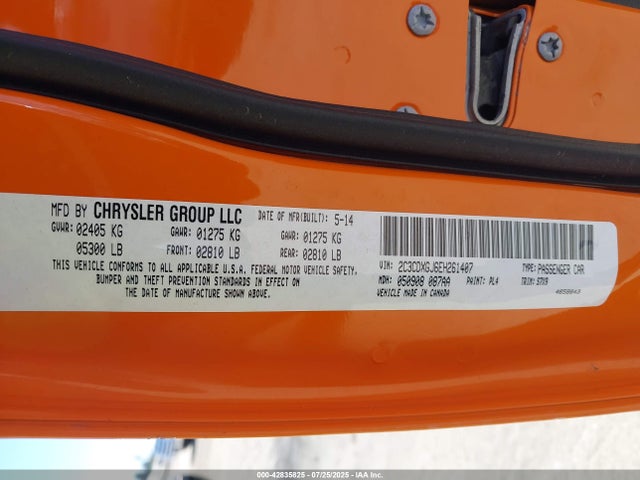 Dodge Charger 2014 2C3CDXGJ6EH261407 Image 9