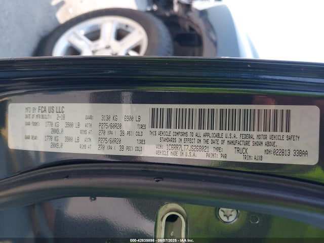 RAM 1500 2018 1C6RR7LT7JS268021 Image 9