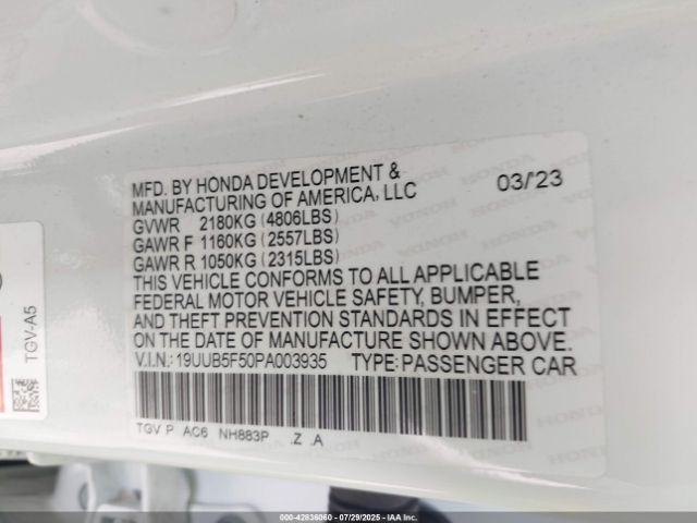 2023 ACURA TLX 19UUB5F50PA003935 Photo 8