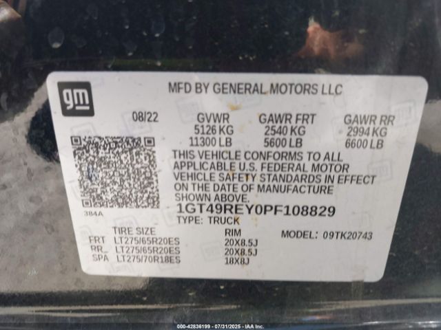2023 GMC SIERRA 2500HD 1GT49REY0PF108829 Photo 8