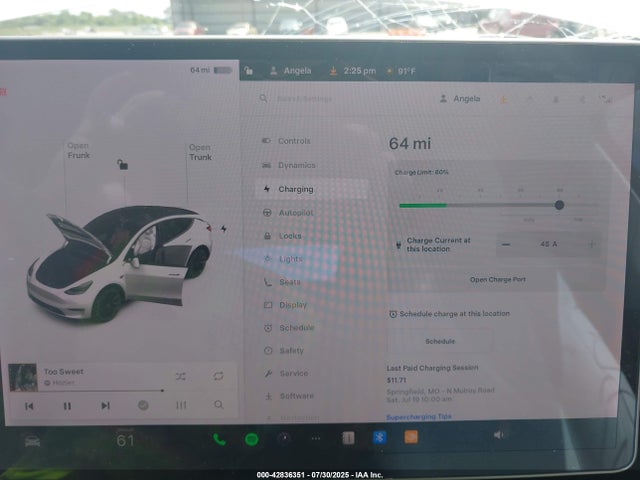 7SAYGDEE5NF317715 Tesla Model Y