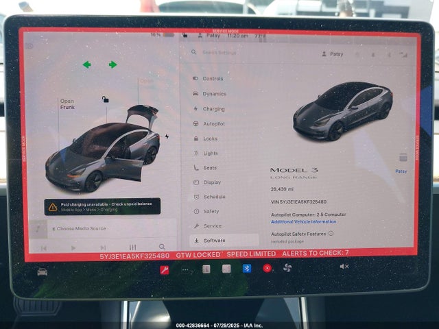 Tesla 2019 2019 5YJ3E1EA5KF325480 Image 18