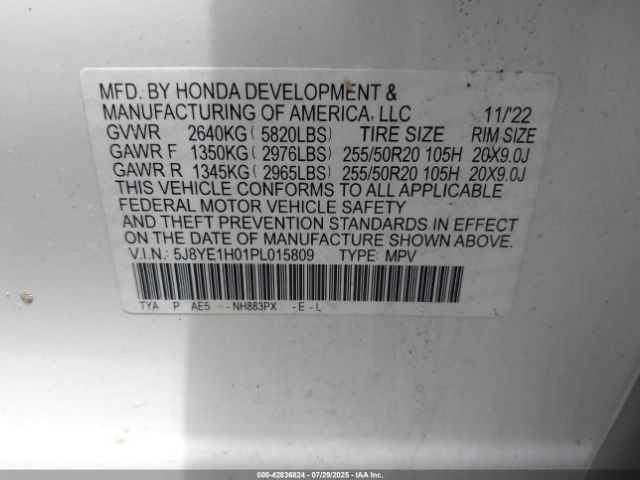 2023 ACURA MDX 5J8YE1H01PL015809 Photo 8