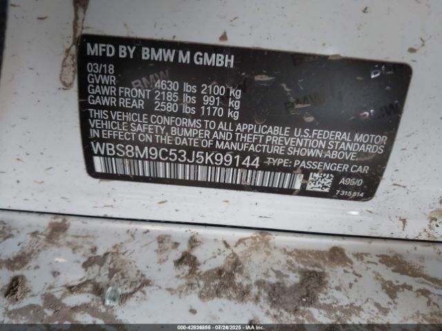 2018 BMW M3 WBS8M9C53J5K99144 Photo 8