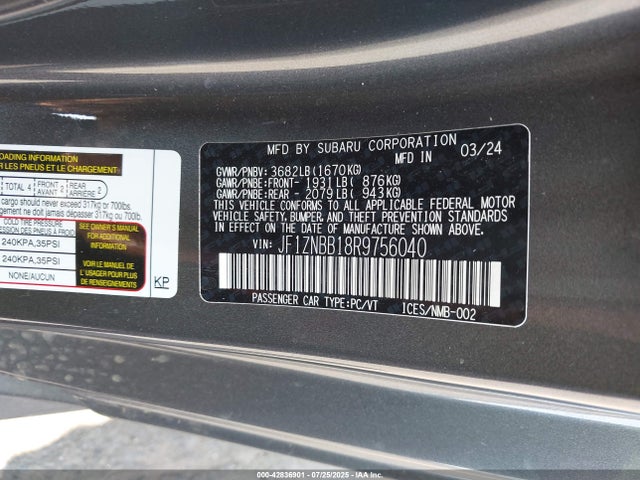 2024 TOYOTA GR86 JF1ZNBB18R9756040 Photo 8