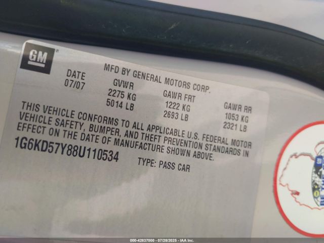 2008 CADILLAC DTS 1G6KD57Y88U110534 Photo 8