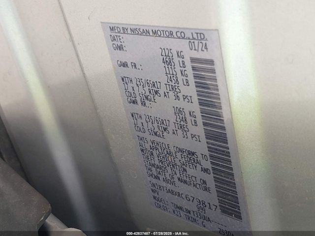 2024 NISSAN ROGUE 5N1BT3ABXRC679817 Photo 8