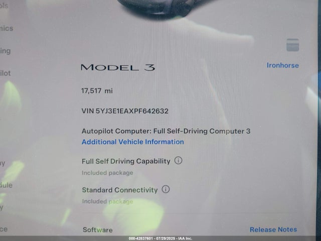 2023 TESLA MODEL 3 5YJ3E1EAXPF642632 Photo 6