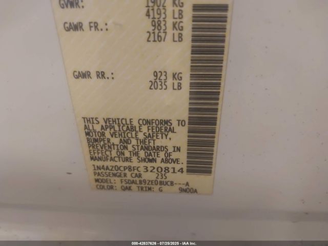 2015 NISSAN LEAF 1N4AZ0CP8FC320814 Photo 8