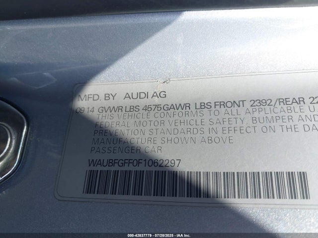 2015 AUDI A3 WAUBFGFF0F1062297 Photo 8