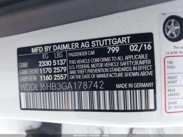 2016 MERCEDES-BENZ CLS 400 WDDLJ6HB3GA178742 Photo 8