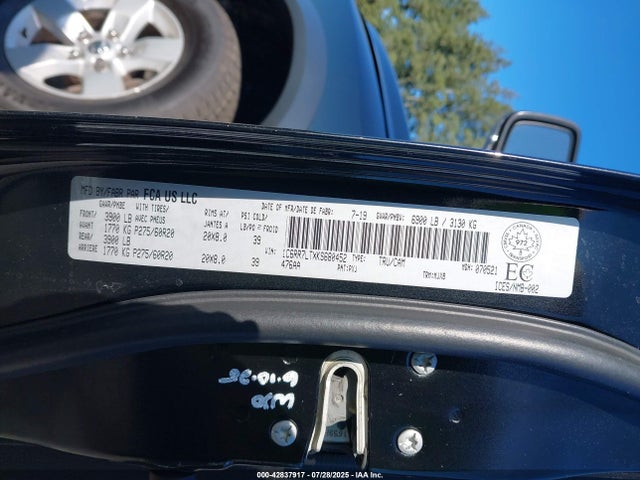 1C6RR7LTXKS680452 RAM 2019