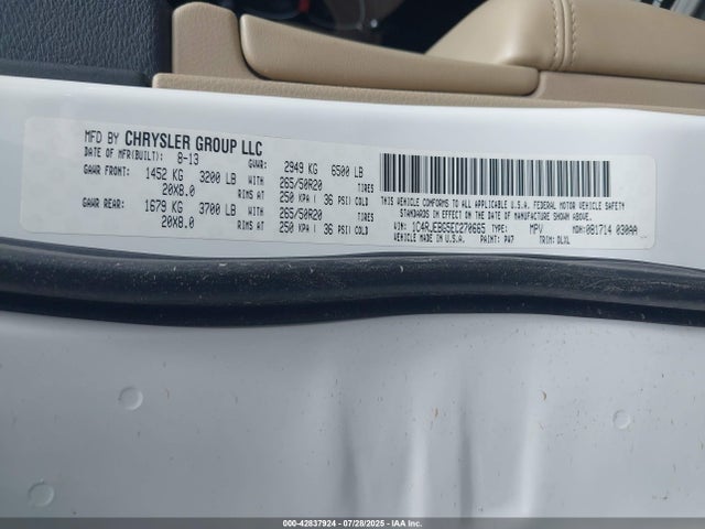 1C4RJEBG5EC270665 Jeep Grand Cherokee