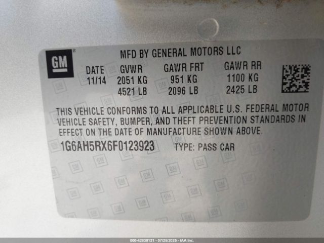 2015 CADILLAC ATS 1G6AH5RX6F0123923 Photo 8