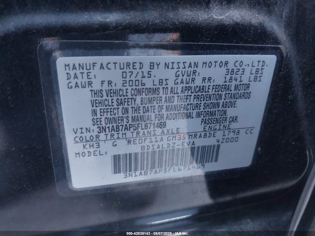Nissan 2015 2015 3N1AB7AP5FL671469 Image 9
