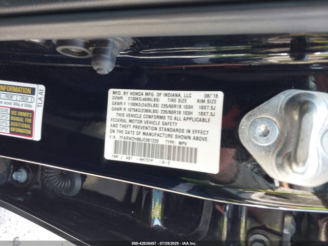 Honda l15be 2018 7FARW2H86JE081220 Image 9