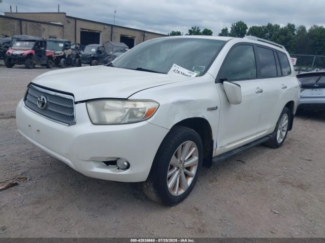 2008 TOYOTA HIGHLANDER HYBRID JTEEW44A382014324 Photo 1