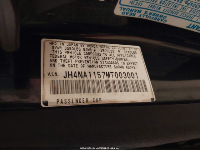 1991 ACURA NSX JH4NA1157MT003001 Photo 8