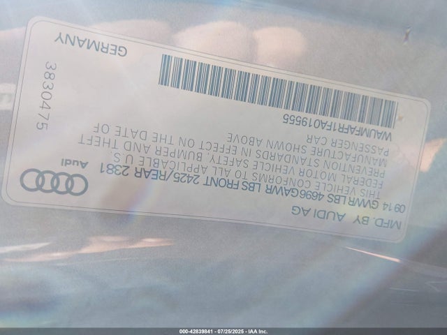 2015 AUDI A5 WAUMFAFR1FA019555 Photo 8