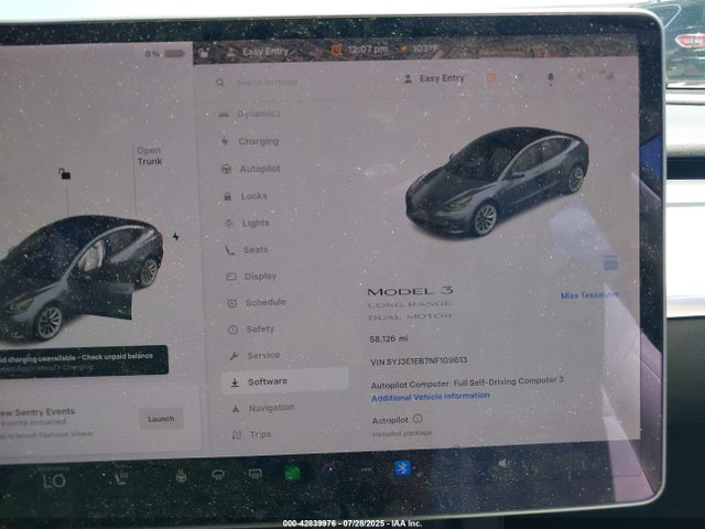 2022 TESLA MODEL 3 5YJ3E1EB7NF109613 Photo 6