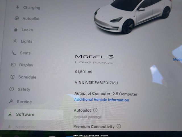 2018 TESLA MODEL 3 5YJ3E1EA6JF017183 Photo 6