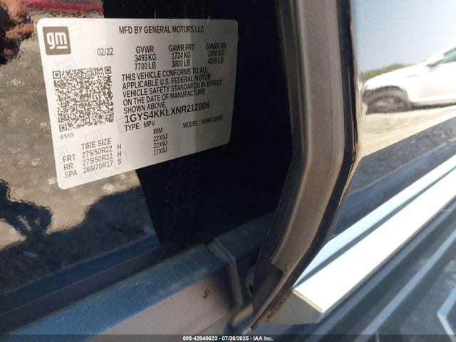 2022 CADILLAC ESCALADE ESV 1GYS4KKLXNR212806 Photo 8