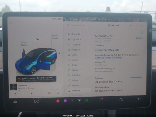 2023 TESLA MODEL Y 7SAYGDEE6PA182390 Photo 6