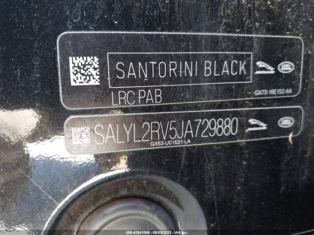 2018 LAND ROVER RANGE ROVER VELAR SALYL2RV5JA729880 Photo 8