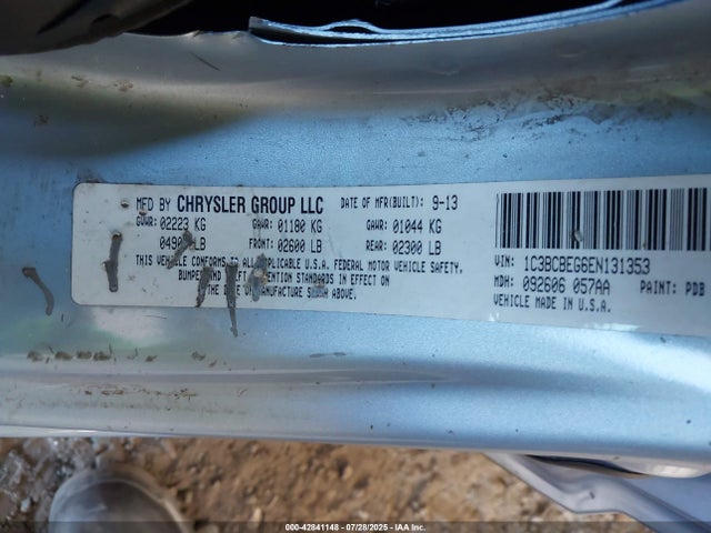 Chrysler 200 2014 1C3BCBEG6EN131353 Image 9