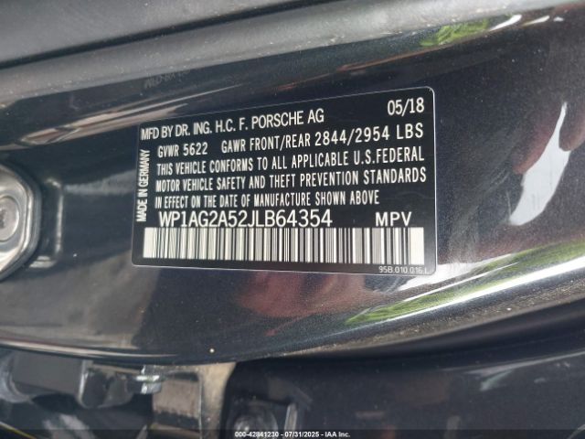 2018 PORSCHE MACAN WP1AG2A52JLB64354 Photo 8