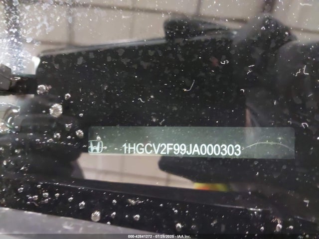 Honda k20c4 2018 1HGCV2F99JA000303 Image 9