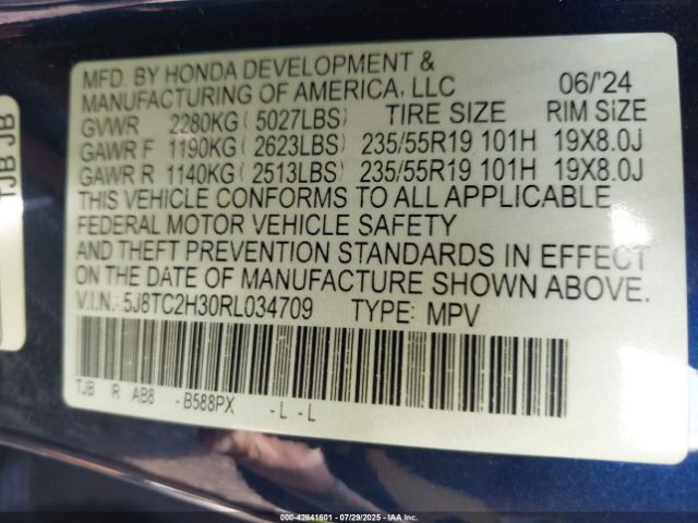 2024 ACURA RDX 5J8TC2H30RL034709 Photo 8