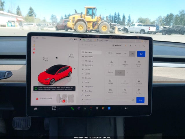 5YJ3E1EB9NF272036 Tesla MODEL 3