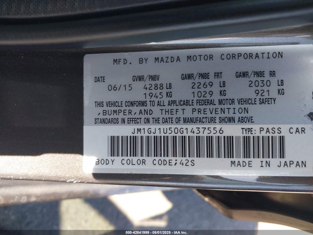 JM1GJ1U50G1437556 Mazda py