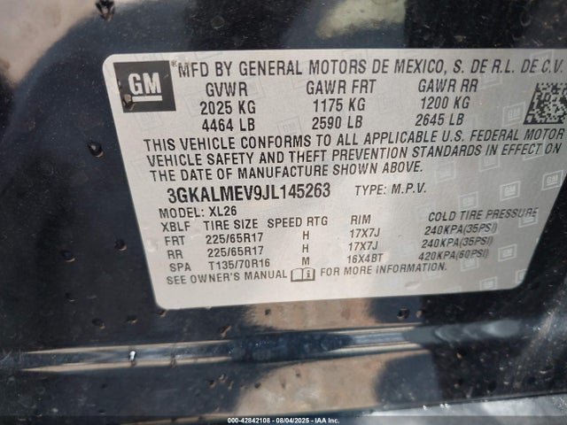 2018 GMC TERRAIN 3GKALMEV9JL145263 Photo 8