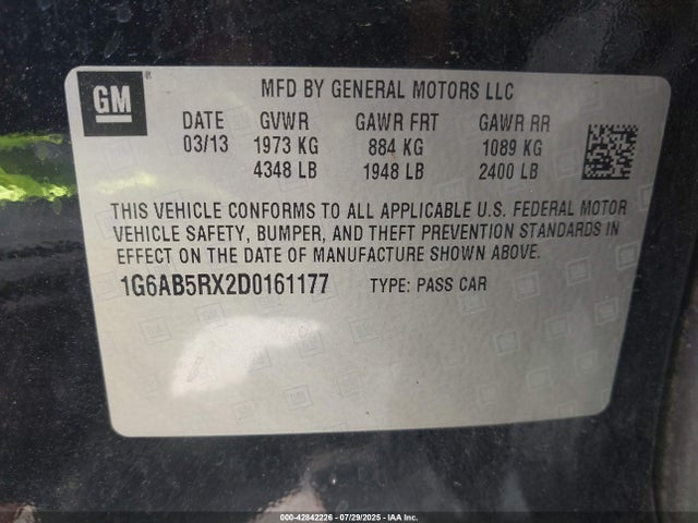 2013 CADILLAC ATS 1G6AB5RX2D0161177 Photo 8