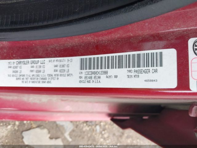 2014 CHRYSLER 200 1C3CCBAB0EN123988 Photo 8