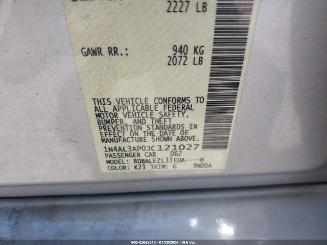 1N4AL3AP0JC121027 Nissan 2018