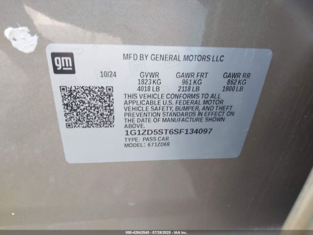 2025 CHEVROLET MALIBU 1G1ZD5ST6SF134097 Photo 8