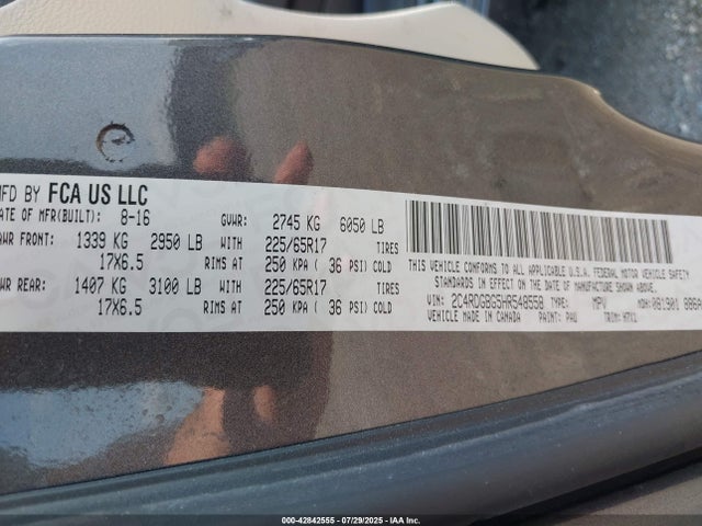 2C4RDGBG5HR548558 Dodge Grand Caravan