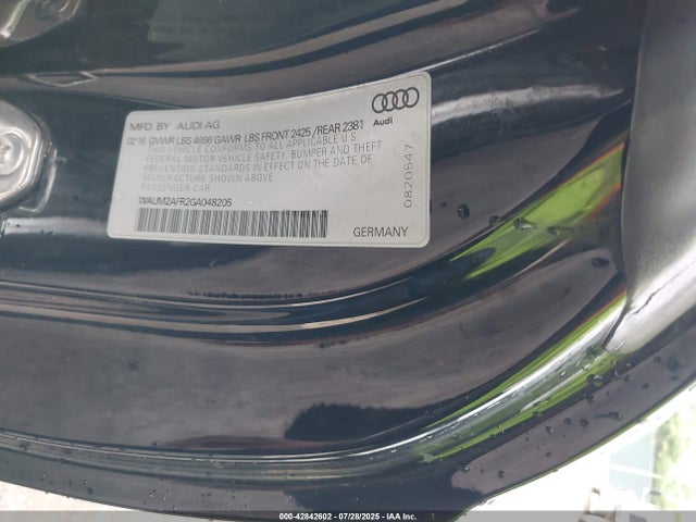 2016 AUDI A5 WAUM2AFR2GA048205 Photo 8