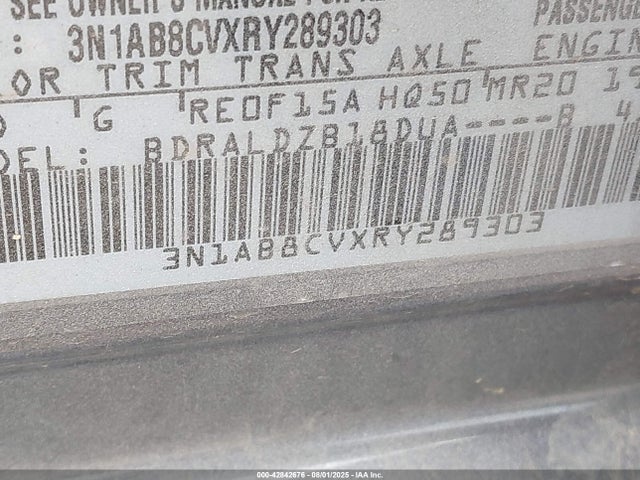 3N1AB8CVXRY289303 Nissan Sentra